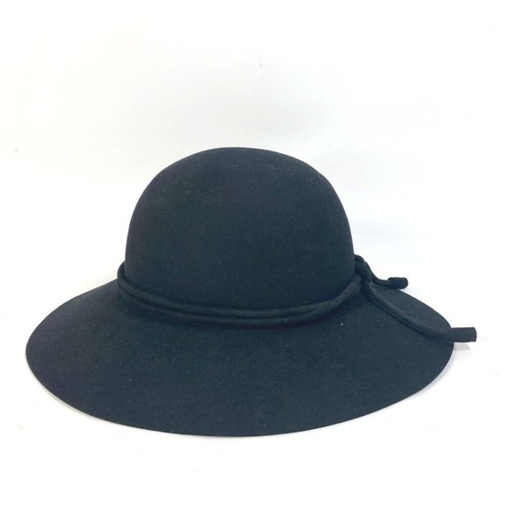 HERMES rope hat Wool x Leather - Picture 6 of 14